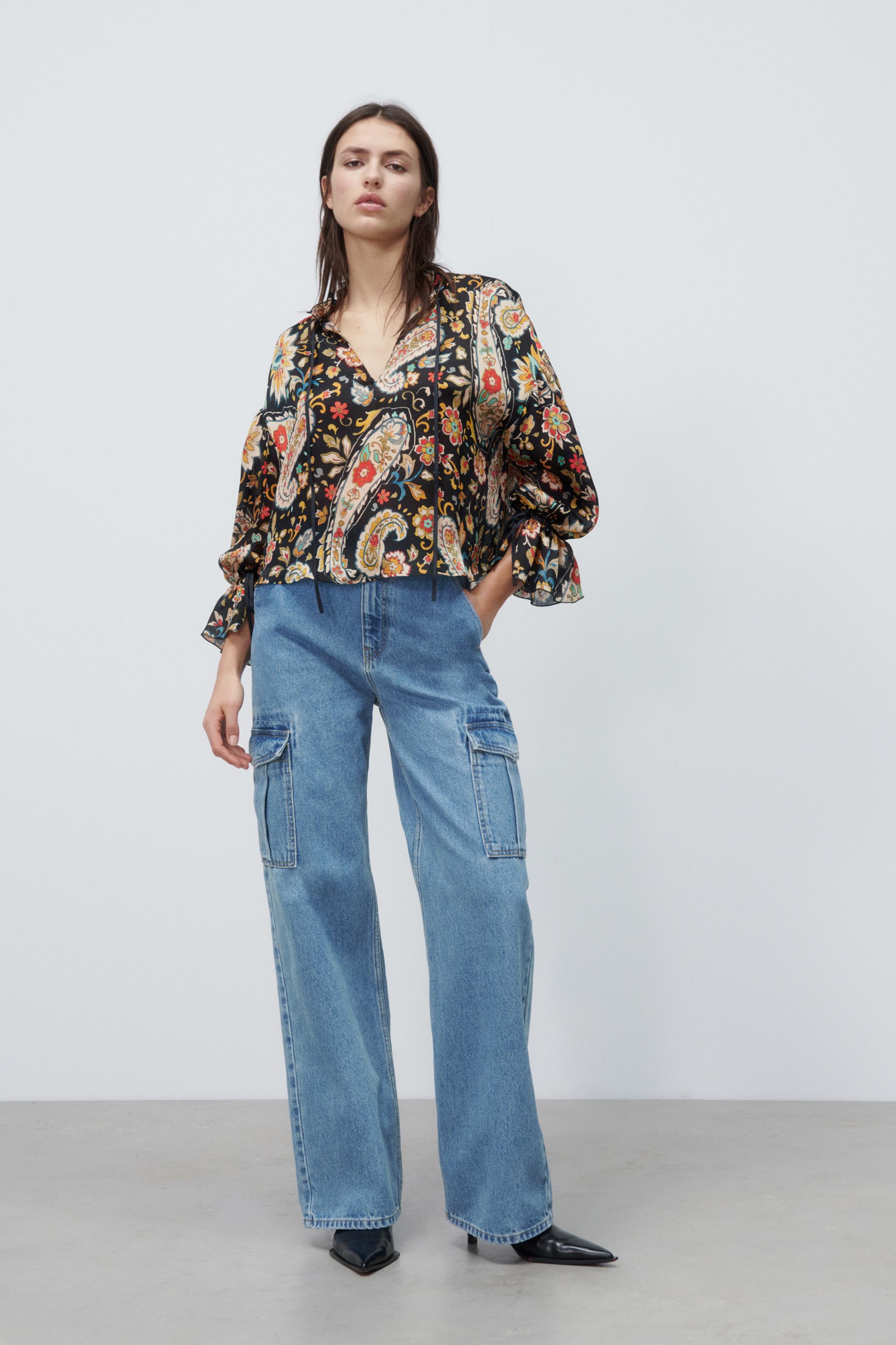 Chemise ZARA Taille 42/XL Multicolore - Occasion Bon état (très Bon état Selon Vendeur)